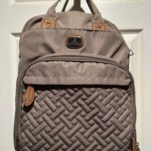 Elegant Taupe Baby Bag